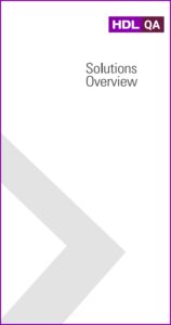 Solutions overview - HDL QA - cover